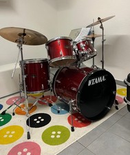 Tama Imperialstar Schlagzeugset, rot mit Meinl Becken