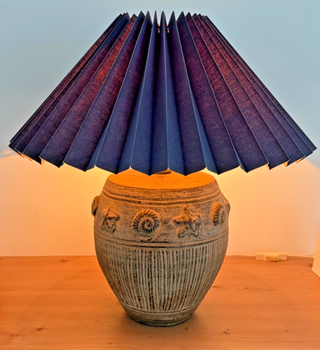 Vintage tischlampe keramik - vintage,