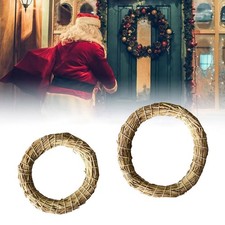 DIY Advent Rohling Basteln Dekoration Natur Stroh Kranz für individuelle Designs