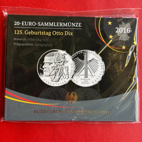 Euro sammlermünze brd 2016 - 20,