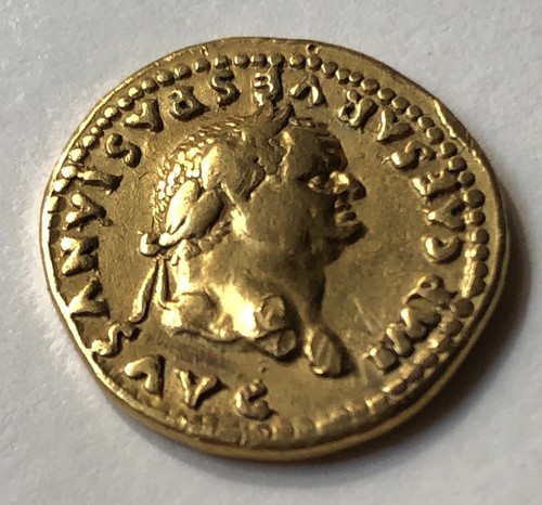 Vespasian av aureus - vespasian.,