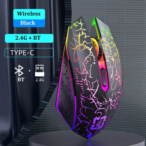 Maus bluetooth 2 4g rgb - +, 2.4g