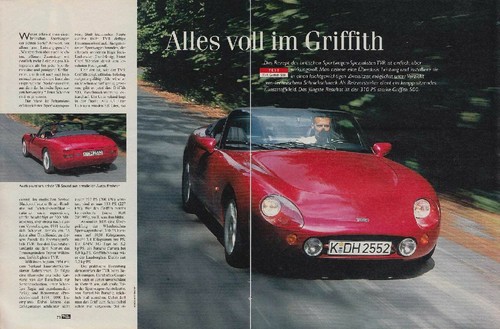 Tvr griffith 500 mit - 500, ps