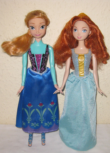 Mattel disney anna merida - anna,
