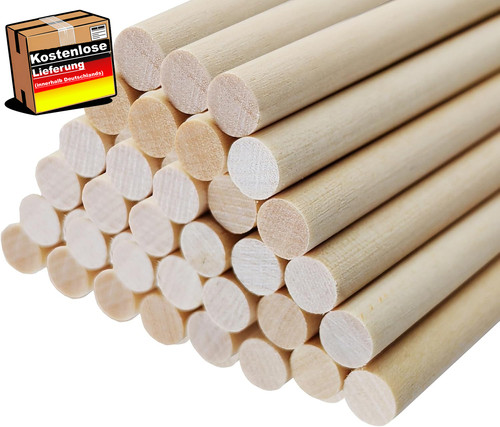 Holzstäbe rund cm - rund, 30