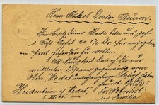 Württemberg GA Karte 1901 Heidenheim Beuren Neuffen Apfelsaft Most Stempel 60€