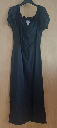Langes sommerkleid schwarz mit - langes,
