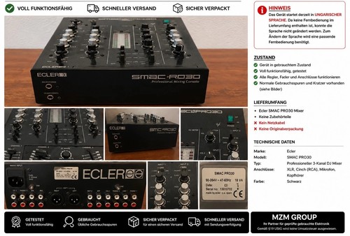 Ecler smac pro30 professional - smac,