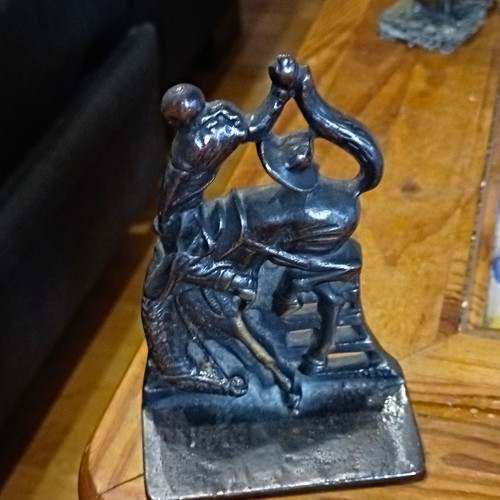Skulptur statue aus metall - skulptur/statue,
