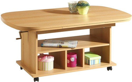 Couchtisch babsi dekor buche - couchtisch, |