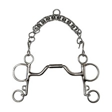 Myler Bit - Edelstahl Pelham