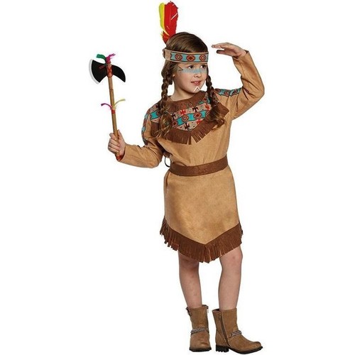 Kinder indianerin kostüm - indianerin,