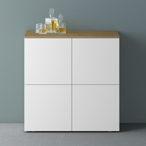 Kommode sideboard weiß holz - kommode,