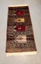 Pakistan Teppich / Läufer Wolle handgeknüpft L173 x B59 cm