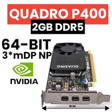 PNY NVIDIA Quadro P400 2GB DDR5 Graphic Card 64-bit 3*mDP NP/ BLENDE 8CM