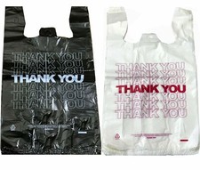 Thank You Stabile Hemdchen Tragetaschen Tüten Taschen Beutel Plastik Markt/Kiosk