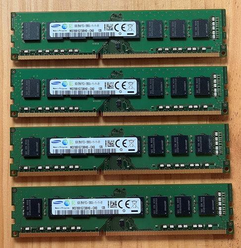 8gb ddr3 ram pc3l - 4x, -12800u