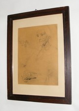 Handzeichnung Halbporträt