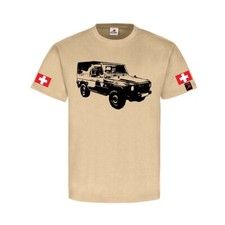 Schweizer Armee Puch G-Modell Schweiz LKW leicht Gl Wolf Tshirt sand #31683
