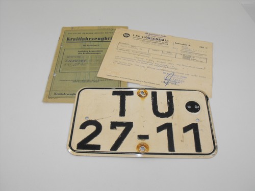 Original ddr unterlagen - original,