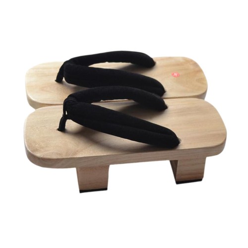 Japanische holz clogs mit - clogs,
