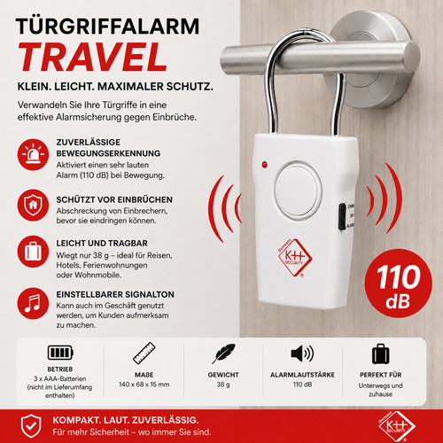 Türgriff alarm travel - türgriff,