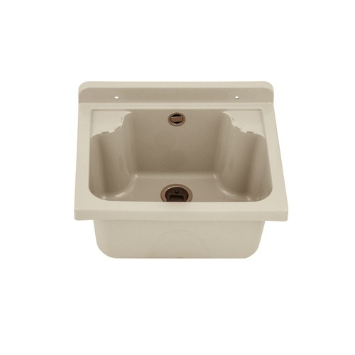 Ausgussbecken beige waschtrog - beige,