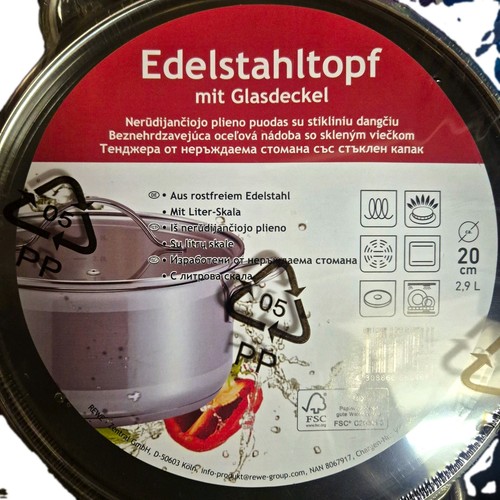 Rewe kochtopf edelstahl cm - rewe,