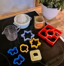 Vintage Retro Keksausstecher Plätzchen Ausstecher Form Tortenring Zitronenpresse