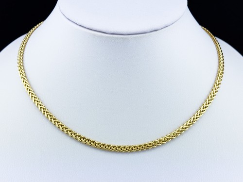 Halskette kette zopf 375 gold - halskette,