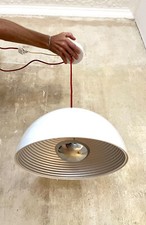 Pendelleuchte Halbkugel weiß