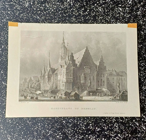 Orig stahlstiche breslau - orig.,