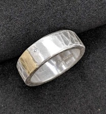 8 mm breiter Bandring mit