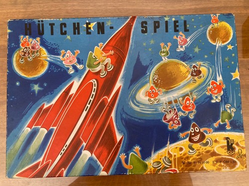 Ddr brettspiel hütchen - ddr, "hütchen