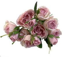 Rosen Bund 46 cm Seidenblumen Kunstblumen 16 Blüten Blumenstrauß Blumen