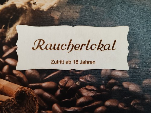 Holzschild raucherkneipe - holzschild,