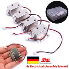 4x DC 12V Elektroschloss Smart Elektromagnetische Verriegelung für Tür Schublade