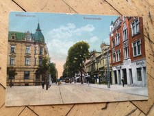 AK Wilhelmshaven Bismarckstrasse Restaurant Bierhalle 1918