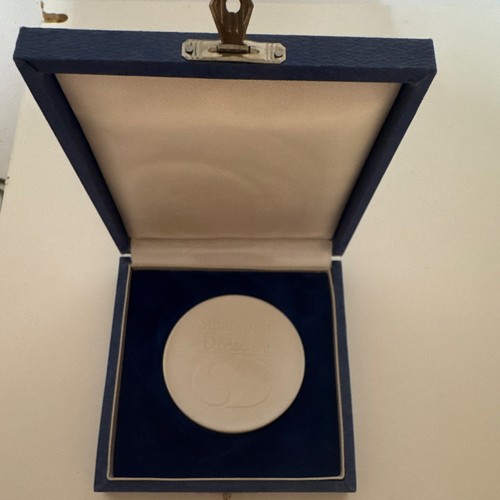 Porzellanmedaille etui - porzellanmedaille, im