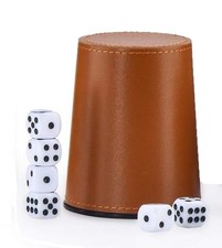 Leder leise Würfelbecher mit