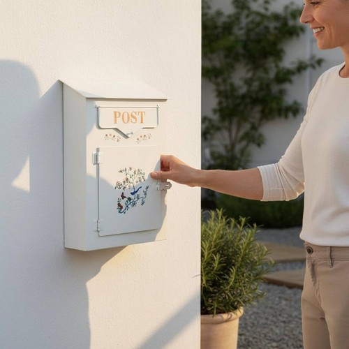 Vogelmotiv-Briefkasten