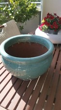 Blumenkübel Mintgrün