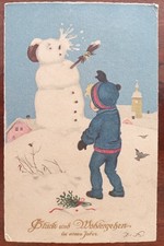 AK Fritz Baumgarten Neujahr