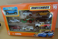 Matchbox Sammlung 9 Pack Set verschiedene Fahrzeuge mit Exclusive Car in OVP