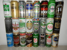 24 schöne Bierdosen aus