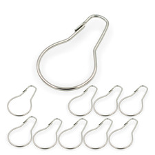 10x Vorhanghaken Birne