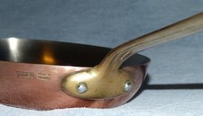 Sur La Table France - Kupferpfanne Kupfer Fisch Pfanne oval Messinggriff 30 x 20