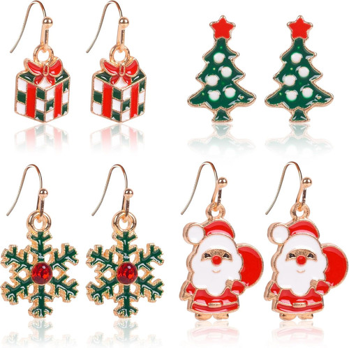 Weihnachtsohrringe damen - weihnachtsohrringe,