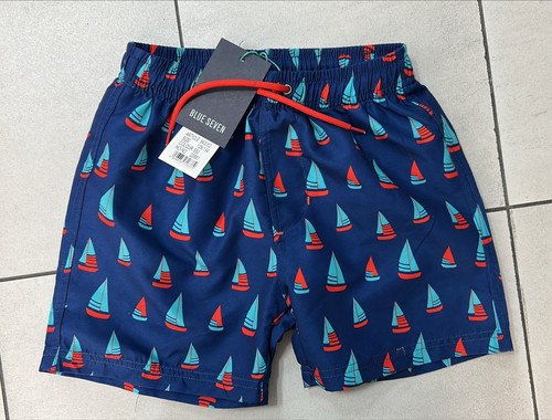 Blue seven badehose badeshorts - blue,