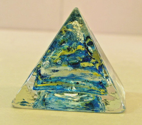Skulptur aus glas der - glas,